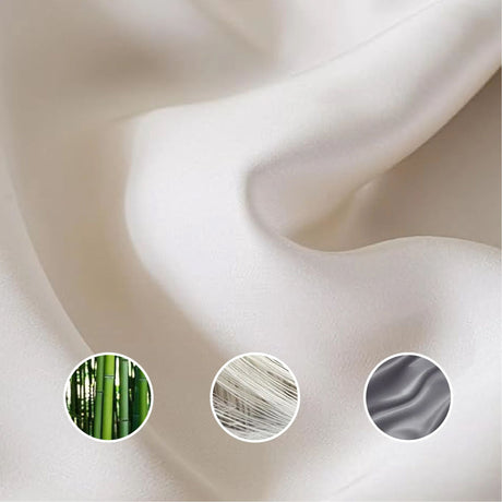 Sabana Bamboo Beige 160x200cm Fondo Entero de 230 Hilos - SABANAS | Bylmo