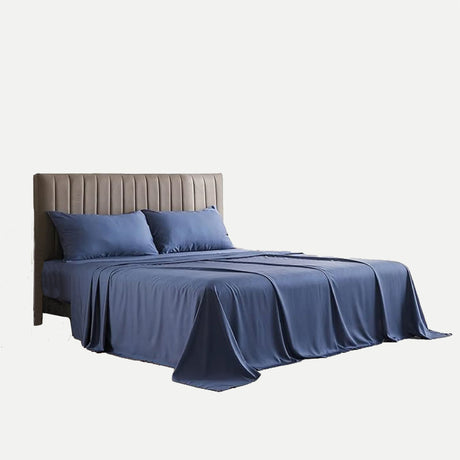 Sabana Bamboo Azul 220x220cm Fondo Entero de 230 Hilos - SABANAS | Bylmo