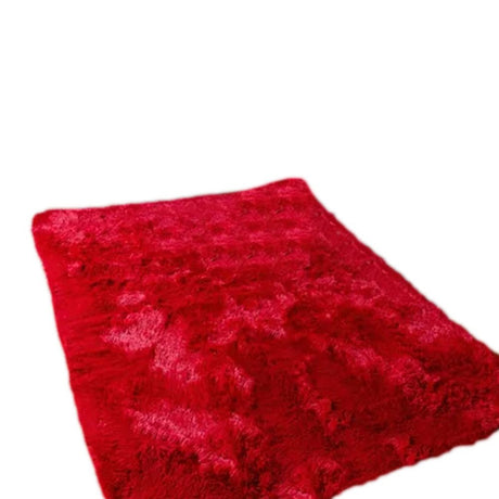 Tapete de Sala Terciopelo Rojo y Blanco 200x150cm Fondo Entero - TAPETES Y ALFOMBRAS | Bylmo