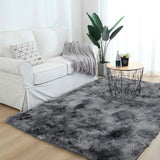 Tapete de Sala Terciopelo Negro y Blanco 100x150cm Fondo Entero - TAPETES Y ALFOMBRAS | Bylmo