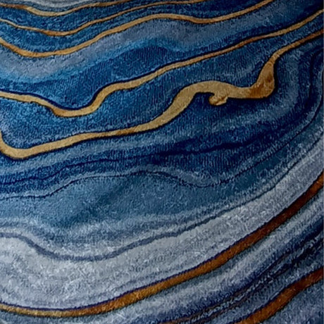 Tapete de Sala Persa Dorado 200x150cm de Figuras Onduladas - TAPETES Y ALFOMBRAS | Bylmo
