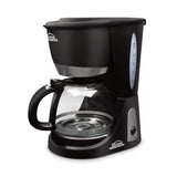 Cafetera Eléctrica Negro y Plateado 19x30cm Con Sistema Antigoteo Para 12 Tazas - CAFETERAS ELECTRICAS | Bylmo