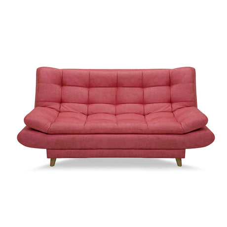 Sofacama Damasco Palo de Rosa 185x40cm De Cuatro Puestos Reclinable - SOFAS Y POLTRONAS | Bylmo