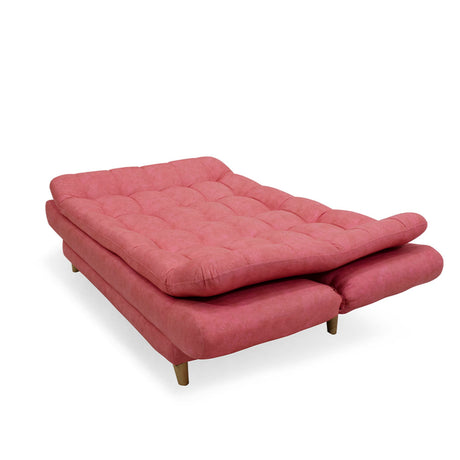 Sofacama Damasco Palo de Rosa 185x40cm De Cuatro Puestos Reclinable - SOFAS Y POLTRONAS | Bylmo