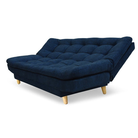 Sofacama Moltochic Azul 120x90cm De Cuatro Puestos Reclinable Con 2 Cojines Decorativos - SOFAS Y POLTRONAS | Bylmo