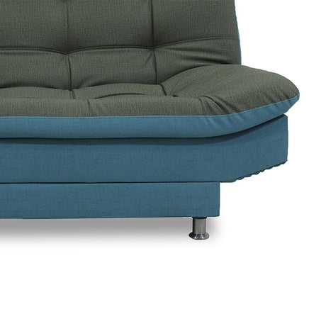Sofacama Moltochic Gris Azul 120x90cm De Cuatro Puestos Reclinable - SOFAS Y POLTRONAS | Bylmo