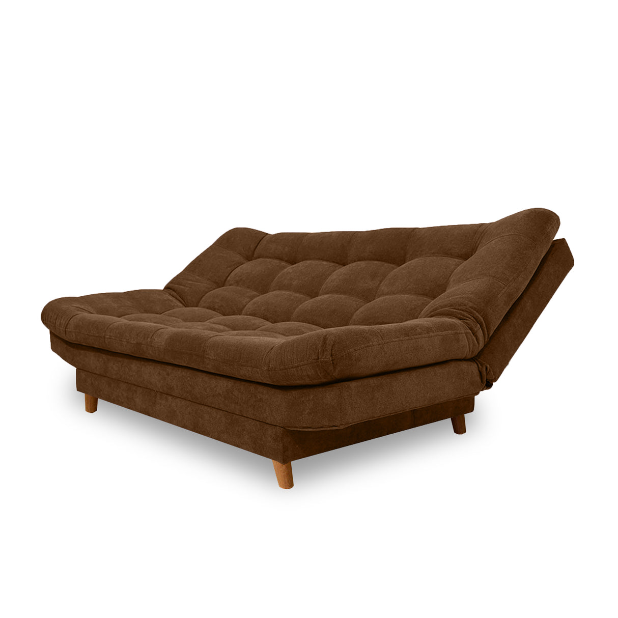 Sofacama Moltochic Cafe Oscuro 185x40cm De Cuatro Puestos Reclinable - SOFAS Y POLTRONAS | Bylmo