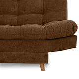 Sofacama Moltochic Cafe Oscuro 185x40cm De Cuatro Puestos Reclinable - SOFAS Y POLTRONAS | Bylmo