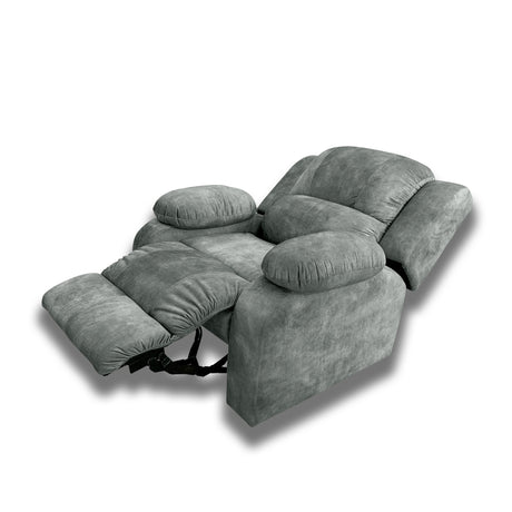 Silla Poltrona Gris 90x75cm De un Puesto Reclinable - SOFAS Y POLTRONAS | Bylmo