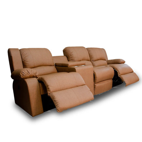 Silla Poltrona Cafe 210x75cm De Tres Puestos Reclinable - SOFAS Y POLTRONAS | Bylmo