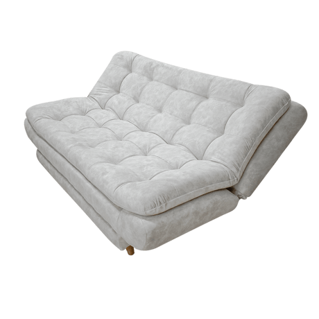 Sala Damasco Gris Claro 180x40cm De Cuatro Puestos Con Sofacama Sillas Auxiliares y Puff - SOFAS Y POLTRONAS | Bylmo