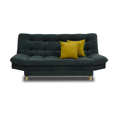 Sala Moltochic Grafito 185x90cm De Cinco Puestos Con Sofacama Sillas Auxiliares y Puff - SOFAS Y POLTRONAS | Bylmo