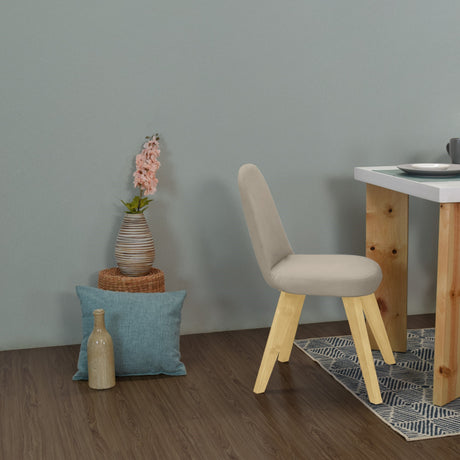 Silla de Comedor Molis Taupe 52x85cm Asiento Cuadradro - SILLAS Y BUTACOS | Bylmo