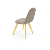 Silla de Comedor Molis Taupe 52x85cm Asiento Cuadradro - SILLAS Y BUTACOS | Bylmo