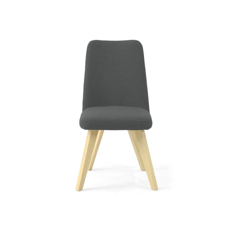 Silla de Comedor Evora Gris 45x89cm Asiento Cuadradro - SILLAS Y BUTACOS | Bylmo