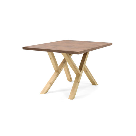 Comedor Rectangular Astoria Mácula y Matiz Natural 120x71cm De Cuatro Puestos Sin Sillas - COMEDORES | Bylmo