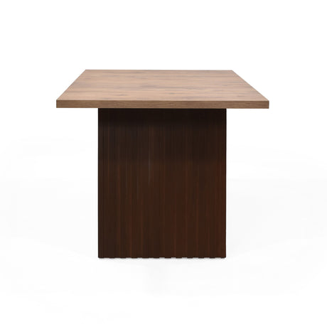 Comedor Rectangular Aragon Mácula y Tabaco 150x73cm De Cuatro Puestos Sin Sillas - COMEDORES | Bylmo
