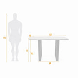 Comedor Rectangular Marsella Duna y Negro Metálico 122x75cm De Cuatro Puestos Sin Sillas - COMEDORES | Bylmo