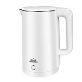 Hervidor Blanco y Plateado de Acero Inoxidable 21.5x25.4cm Para 1.9 Litros - HERVIDORES | Bylmo