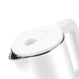 Hervidor Blanco y Plateado de Acero Inoxidable 21.5x25.4cm Para 1.9 Litros - HERVIDORES | Bylmo