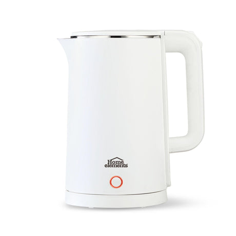 Hervidor Blanco y Plateado de Acero Inoxidable 21.5x25.4cm Para 1.9 Litros - HERVIDORES | Bylmo