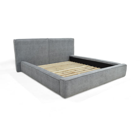 Cama Lennon Plata 210x92cm para Colchón Queen 160 X 190 Cm con Cabecero - CAMAS | Bylmo