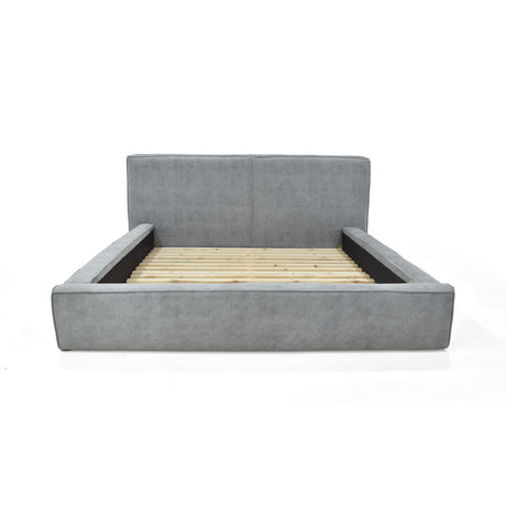Cama Lennon Plata 210x92cm para Colchón Queen 160 X 190 Cm con Cabecero - CAMAS | Bylmo