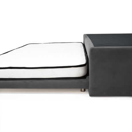 Cama Nido infantil Suecia Gris y Cromado 105x37cm para Colchón Sencillo 100 X 190 Cm con Colchoneta - CAMAS | Bylmo