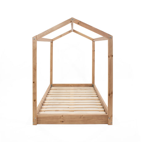 Cama Infantil Montessori Caoba 107x151cm para Colchón Sencillo 100 X 190 Cm - CAMAS | Bylmo
