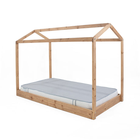 Cama Infantil Montessori Caoba 107x151cm para Colchón Sencillo 100 X 190 Cm - CAMAS | Bylmo