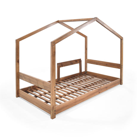 Cama Infantil Lazio Caoba 108x160cm para Colchón Sencillo 100 X 190 Cm - CAMAS | Bylmo