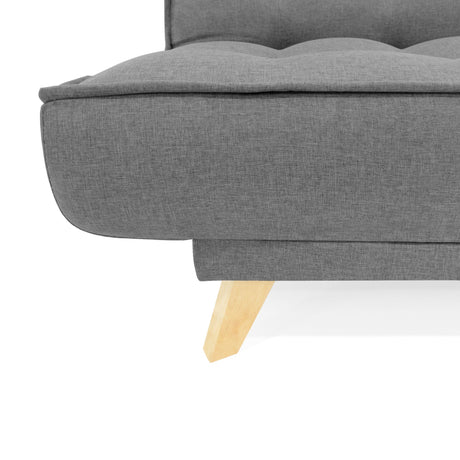 Sofacama Gales Gris 180x84cm de Tres Puestos Recinable - SOFAS Y POLTRONAS | Bylmo