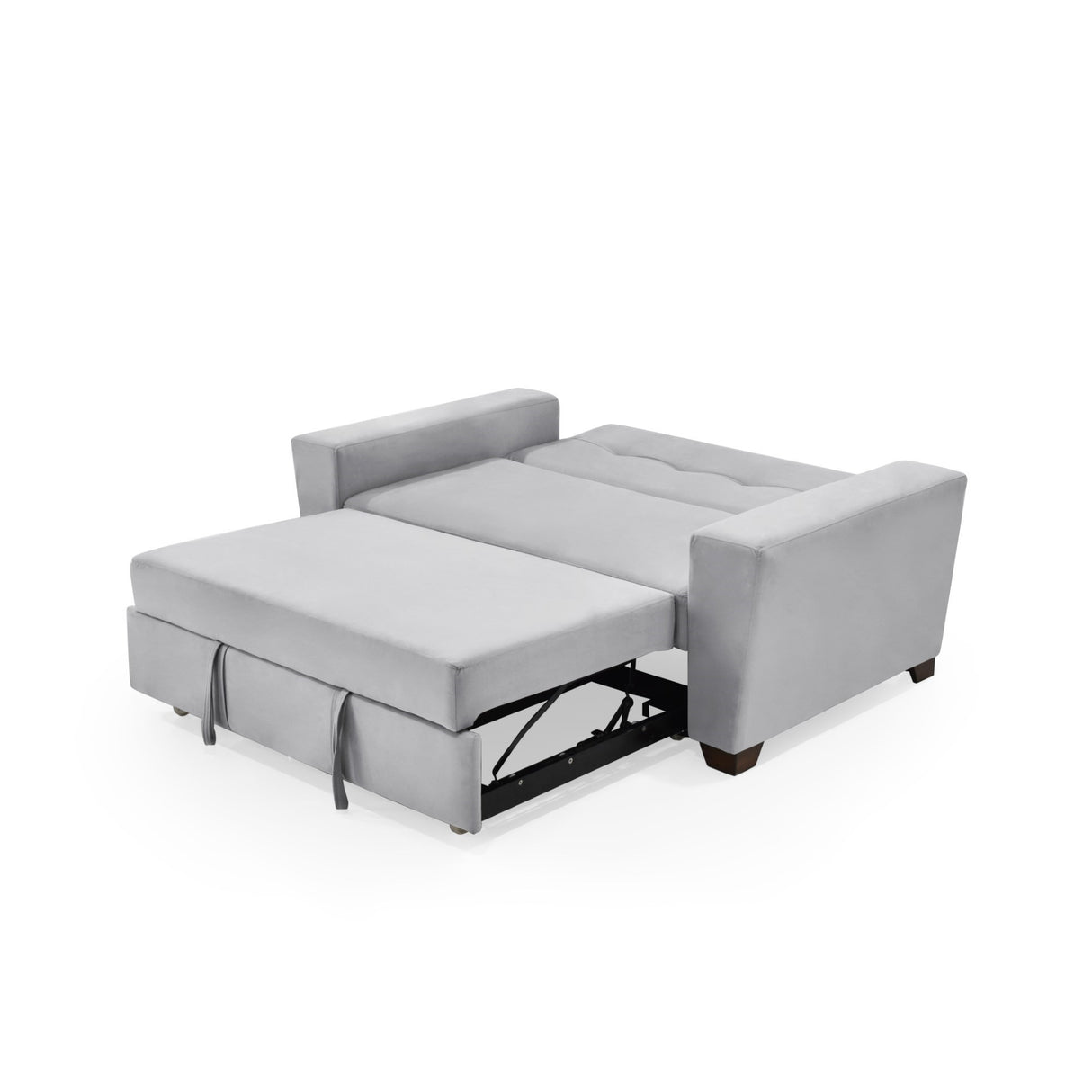 Sofacama Hamburgo Plata 160x86cm de Dos Puestos Recinable con Apoya Brazos - SOFAS Y POLTRONAS | Bylmo