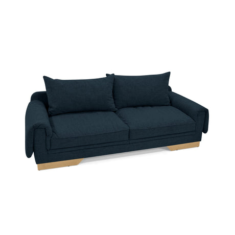 Sofá Daytona Plomo 218x80cm de Tres Puestos con Apoya Brazos - SOFAS Y POLTRONAS | Bylmo