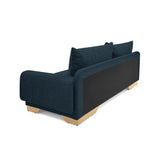 Sofá Daytona Plomo 218x80cm de Tres Puestos con Apoya Brazos - SOFAS Y POLTRONAS | Bylmo