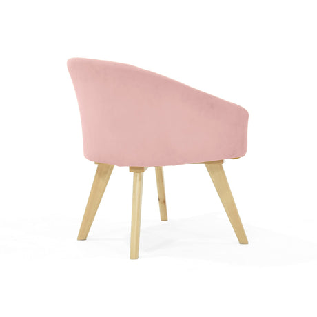 Poltrona Shanghai Rosa 69x77cm de Un Puesto con Apoya Brazos - SOFAS Y POLTRONAS | Bylmo