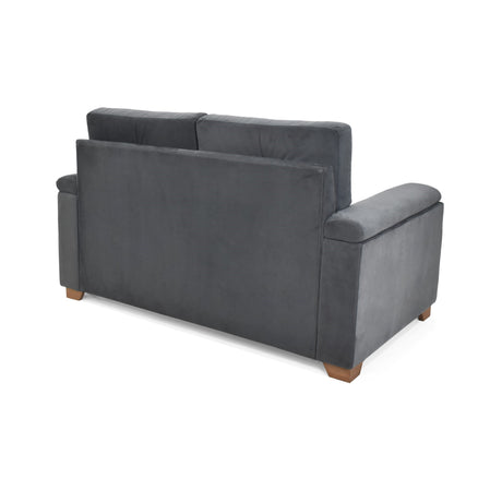 Sofá Zamora Gris 150x85cm de Dos Puestos con Apoya Brazos - SOFAS Y POLTRONAS | Bylmo