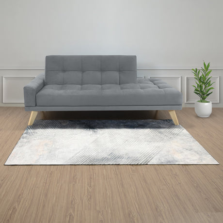 Sofacama Brunet Gris 198x84cm de Tres Puestos Recinable con Apoya Brazos - SOFAS Y POLTRONAS | Bylmo