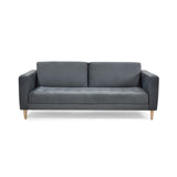 Sofacama Babilonia Gris 205x86cm de Tres Puestos Recinable con Apoya Brazos - SOFAS Y POLTRONAS | Bylmo