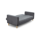Sofacama Babilonia Gris 205x86cm de Tres Puestos Recinable con Apoya Brazos - SOFAS Y POLTRONAS | Bylmo