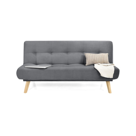 Sofacama Porto Gris 182x85cm de Tres Puestos Recinable - SOFAS Y POLTRONAS | Bylmo