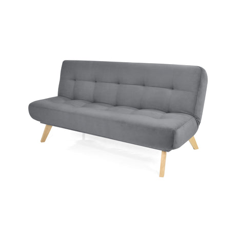 Sofacama Porto Gris 182x85cm de Tres Puestos Recinable - SOFAS Y POLTRONAS | Bylmo