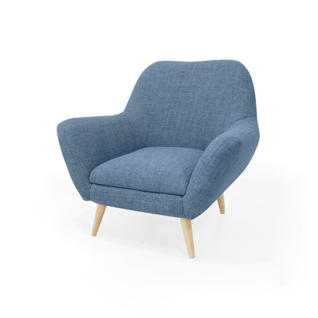 Poltrona Cannes Indigo 84x85cm de Un Puesto con Apoya Brazos - SOFAS Y POLTRONAS | Bylmo