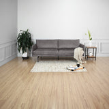 Sofá Mubi Gris 197x82cm de Tres Puestos con Apoya Brazos - SOFAS Y POLTRONAS | Bylmo