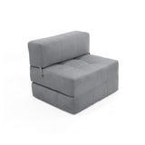Sofacama Bosnia Gris 102x78cm de Un Puesto Recinable - SOFAS Y POLTRONAS | Bylmo