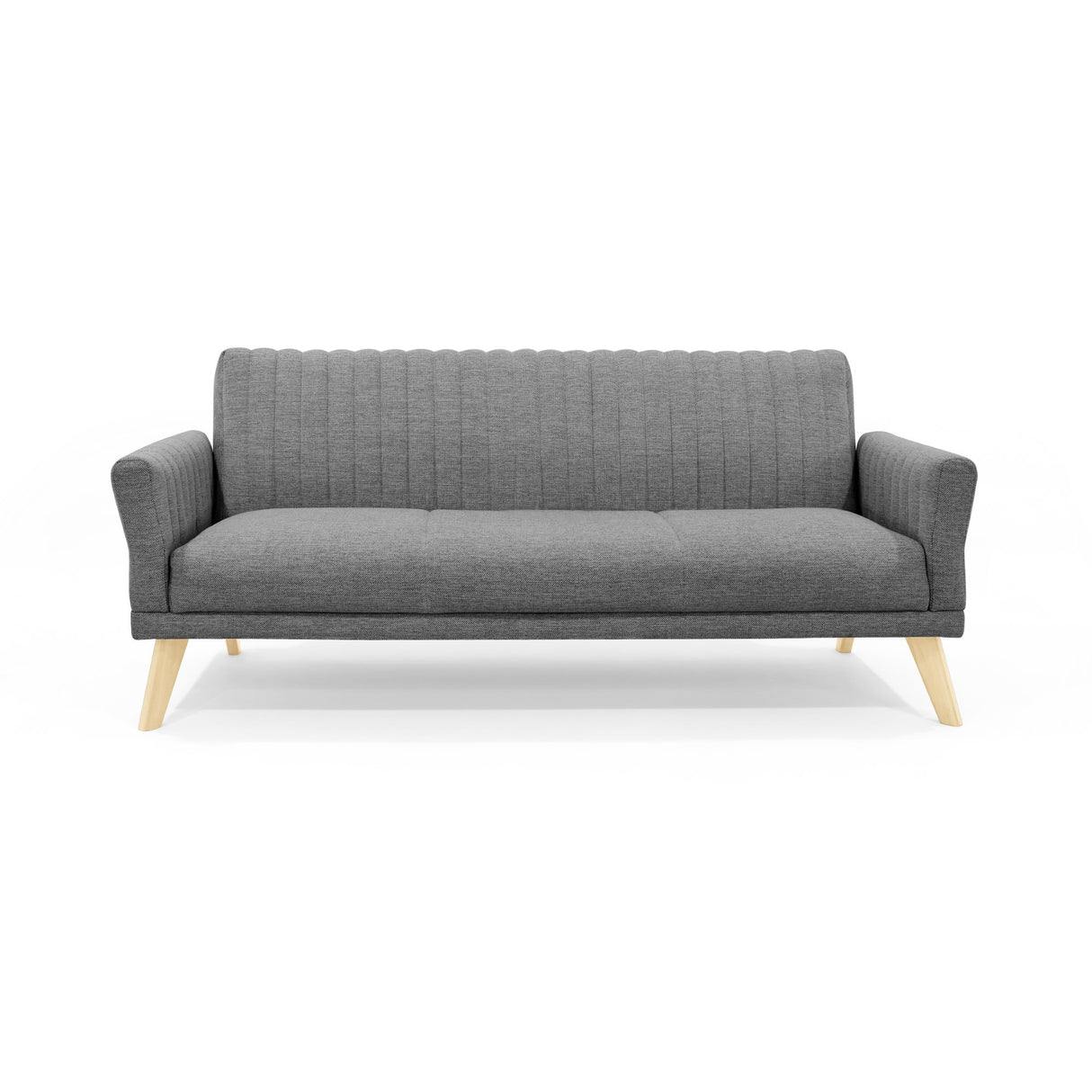 Sofacama Pensilvania Gris 205x87cm de Tres Puestos Recinable con Apoya Brazos - SOFAS Y POLTRONAS | Bylmo