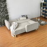 Sofacama Chelsea Taupe 175x76cm de Cinco Puestos Recinable con Apoya Brazos - SOFAS Y POLTRONAS | Bylmo