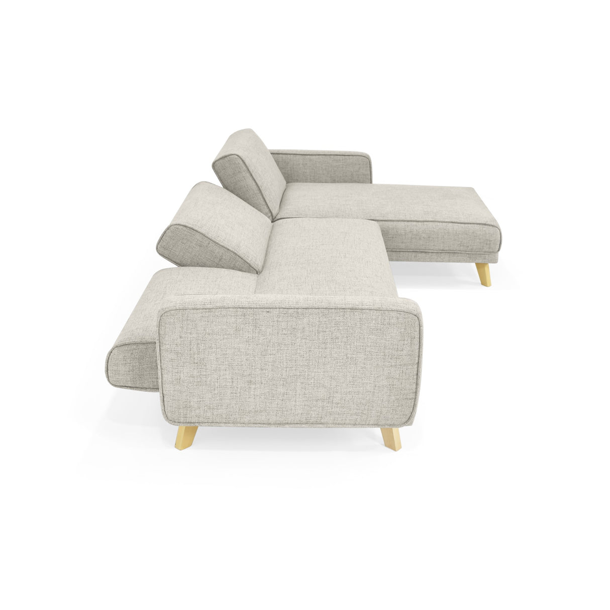 Sofacama Chelsea Taupe 175x76cm de Cinco Puestos Recinable con Apoya Brazos - SOFAS Y POLTRONAS | Bylmo