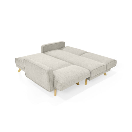 Sofacama Chelsea Taupe 175x76cm de Cinco Puestos Recinable con Apoya Brazos - SOFAS Y POLTRONAS | Bylmo