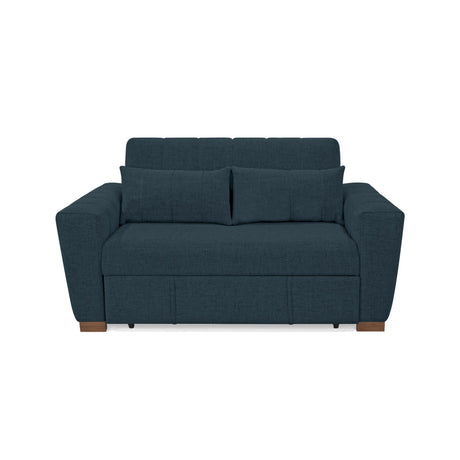 Sofacama Hannover Plomo 160x85cm de Dos Puestos Recinable con Apoya Brazos - SOFAS Y POLTRONAS | Bylmo